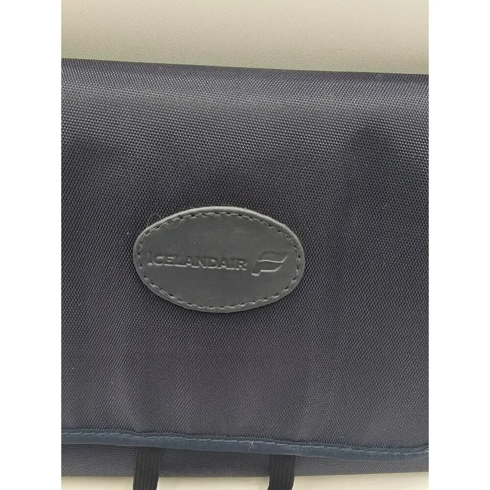 Icelandair Travel Toiletry Shower Luggage Bag Dark Blue